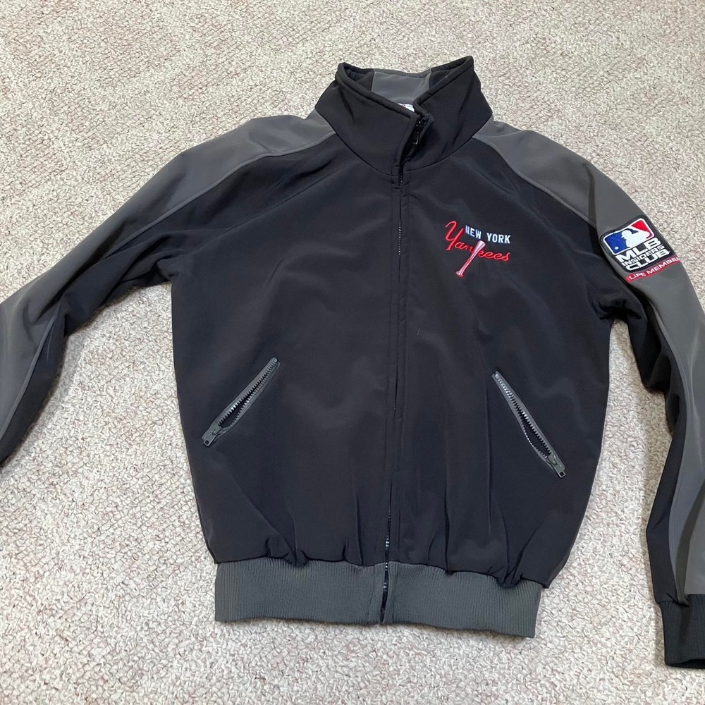 MLB Genuine Merchandise New York Yankees Insiders Club Jacket Mens Medium Black